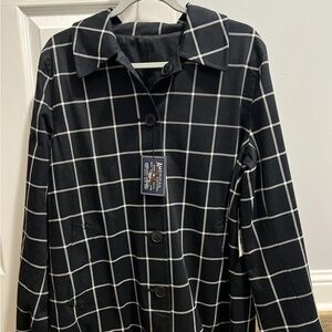 American Living Black and White Checkered Jacket